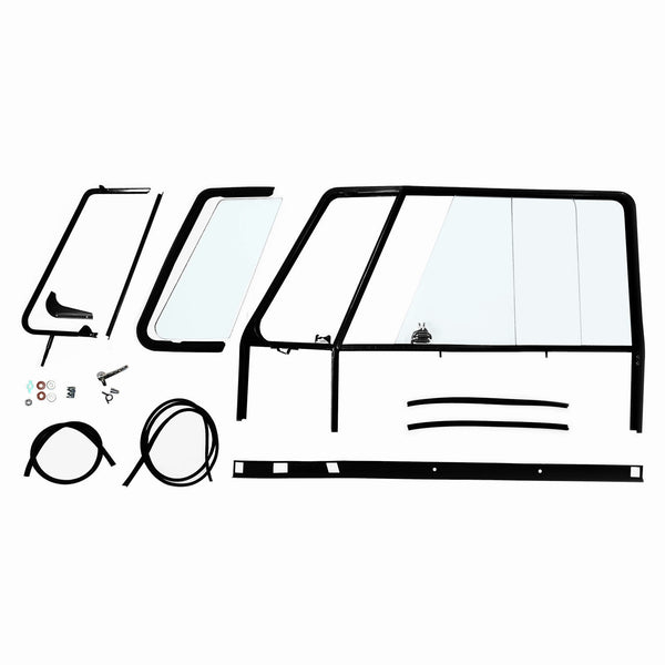 1967 Volkswagen Bus Left Door Window Frame Complete Kit