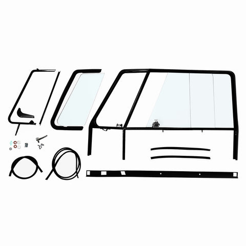 1967 Volkswagen Bus Left Door Window Frame Complete Kit