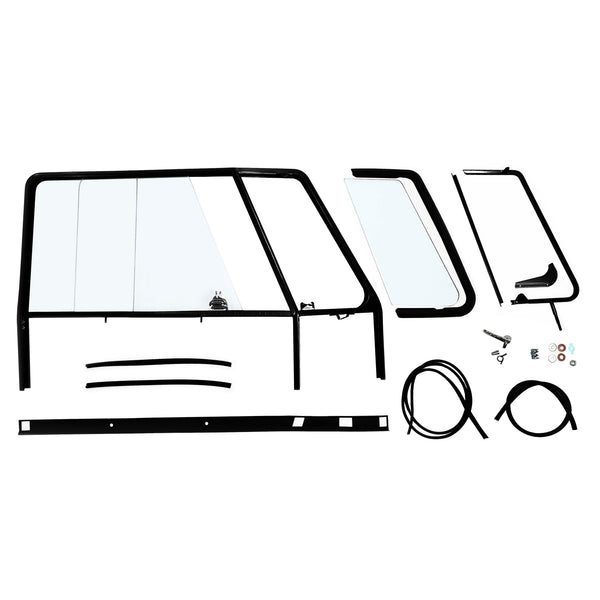 1967 Volkswagen Bus Right Door Window Frame Complete Kit
