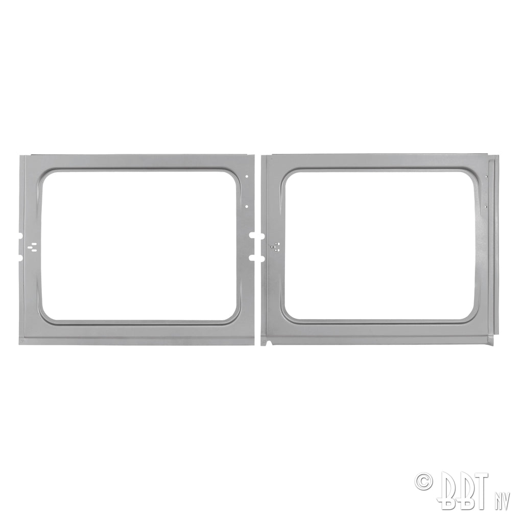 1967 Volkswagen Bus Type 2 (T2) Inner Side Window Panel Complete LH, 2 WINDOWS