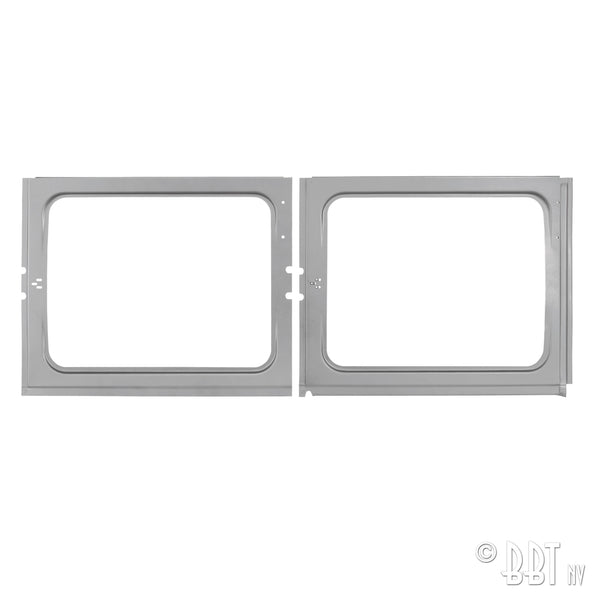 1967 Volkswagen Bus Type 2 (T2) Inner Side Window Panel Complete LH, 2 WINDOWS