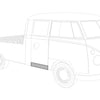 1967 Volkswagen Double Cab Sill Under Cargo Door