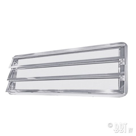 1967-1979 Volkswagen Bus Complete Westfalia Louvre Window, Right Knob