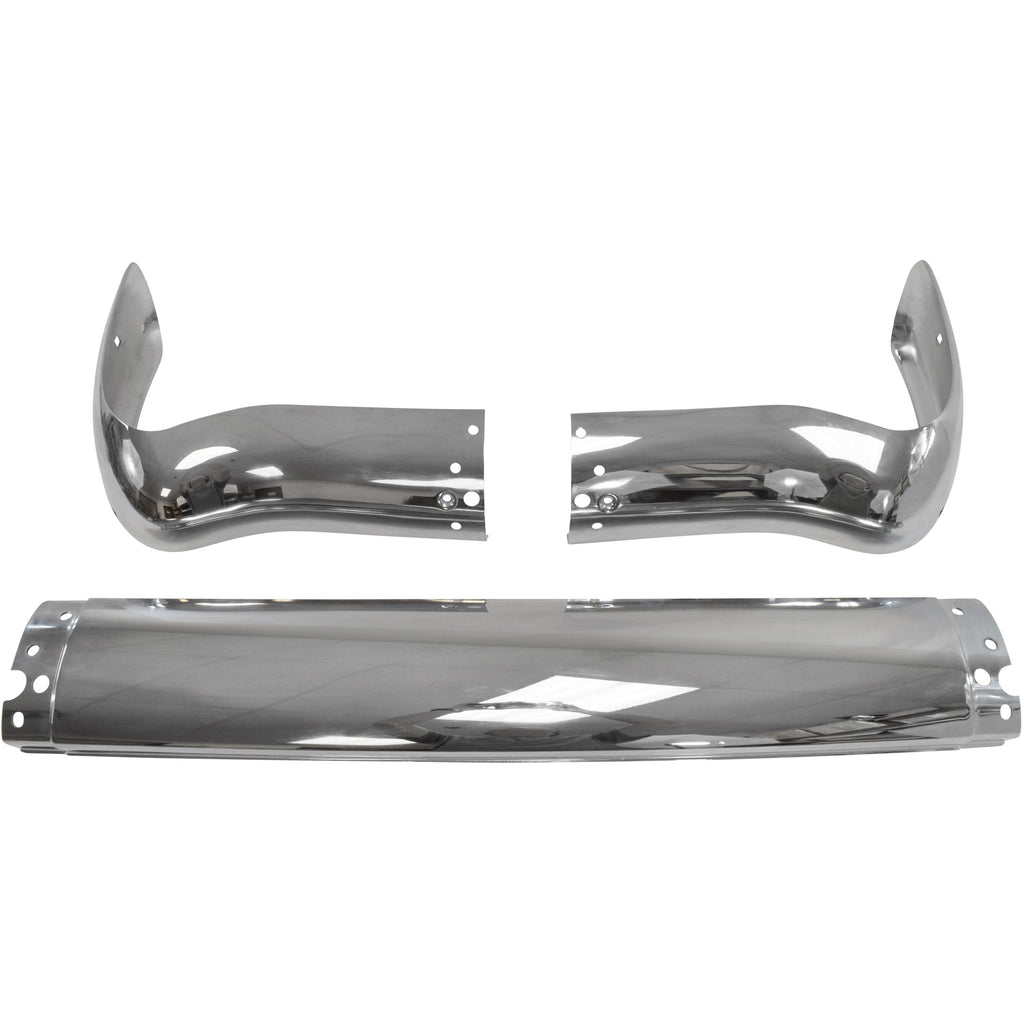 1955 Chevy Rear Bumper 3 Pc Set