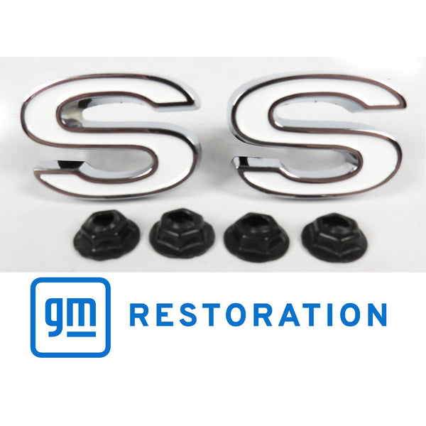 1969-1972 Chevy Camaro Fender Emblem, Pair, 2 Per Case