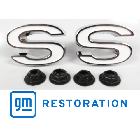 1969-1972 Chevy Camaro Fender Emblem, Pair, 2 Per Case