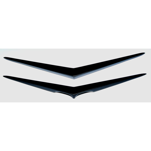 1956 Chevrolet Hood & Trunk Vee Set Matt Black