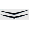 1956 Chevrolet Hood & Trunk Vee Set Matt Black