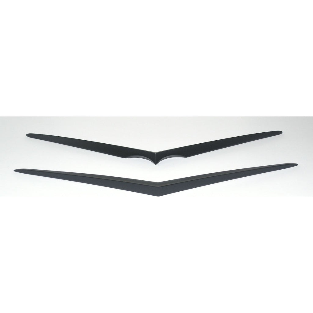 1957 Chevrolet Hood & Trunk Vee Set Matt Black