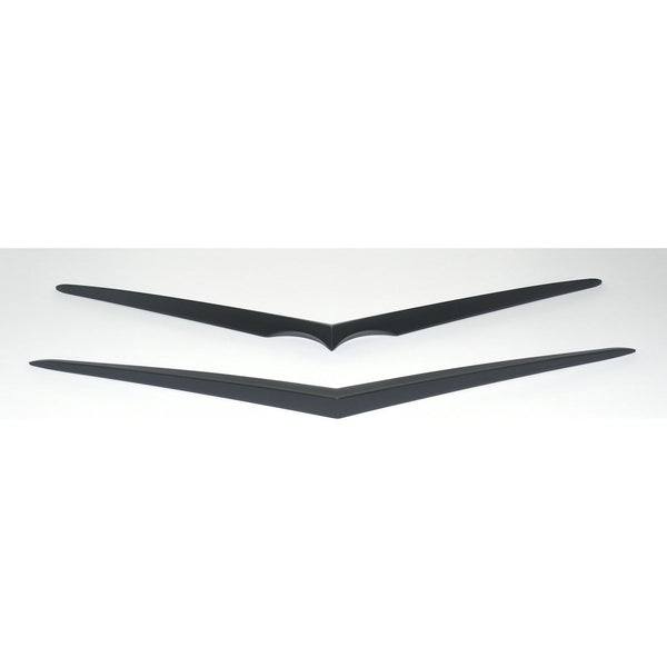 1957 Chevrolet Hood & Trunk Vee Set Matt Black