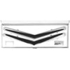 1957 Chevrolet Hood & Trunk Vee Set Matt Black