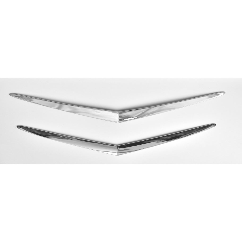 1957 Chevrolet Hood & Trunk Vee Set Chrome