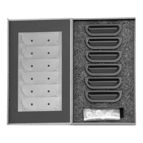 1957 Chevrolet Fender Louver Set Black