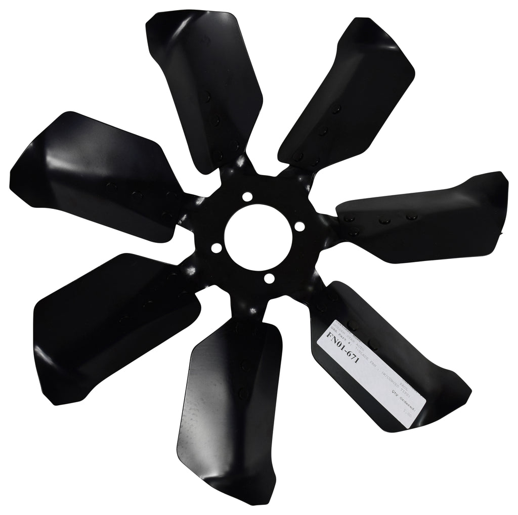 1969-1970 Chevy Impala 7-Blade Fan w/Curved Tips 18