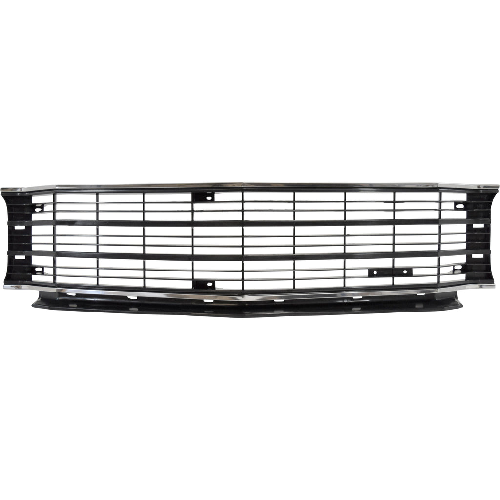 1972 GMC Sprint Grille With Upper And Lower Molding Black