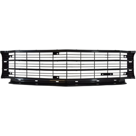 1972 Chevy El Camino Grille, W/O Molding, Black