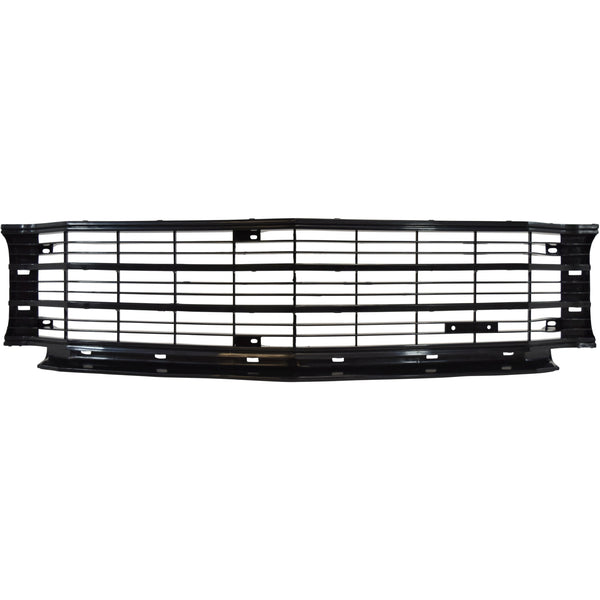 1972 Chevy Chevelle Grille, W/O Molding, Black