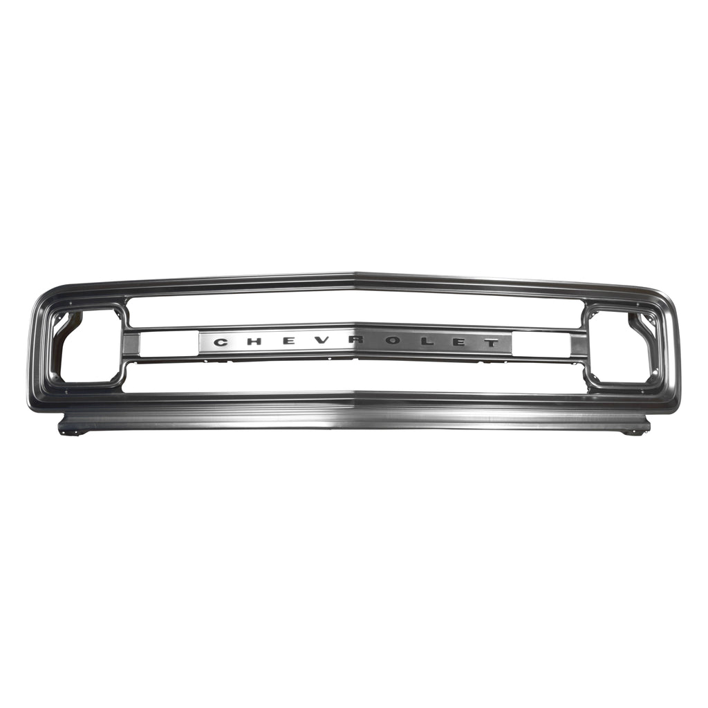 1969-1970 Chevy C10 Pickup Blazer Jimmy Grille Frame Aluminum W/ Chevrolet With Grille Support