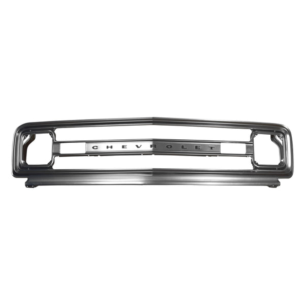 1969-1970 Chevy C10 Pickup Blazer Jimmy Grille Frame Aluminum W/ Chevrolet With Grille Support