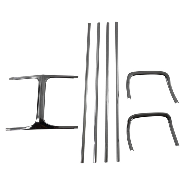 1969 Dodge Charger Grille Trim Complete 7 Piece Set