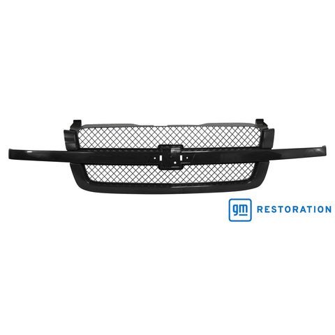 2003-2007 Chevrolet Silverado Base, LS, LS Hybrid, LT Model W/O Body Cladding Grille Assembly Painted