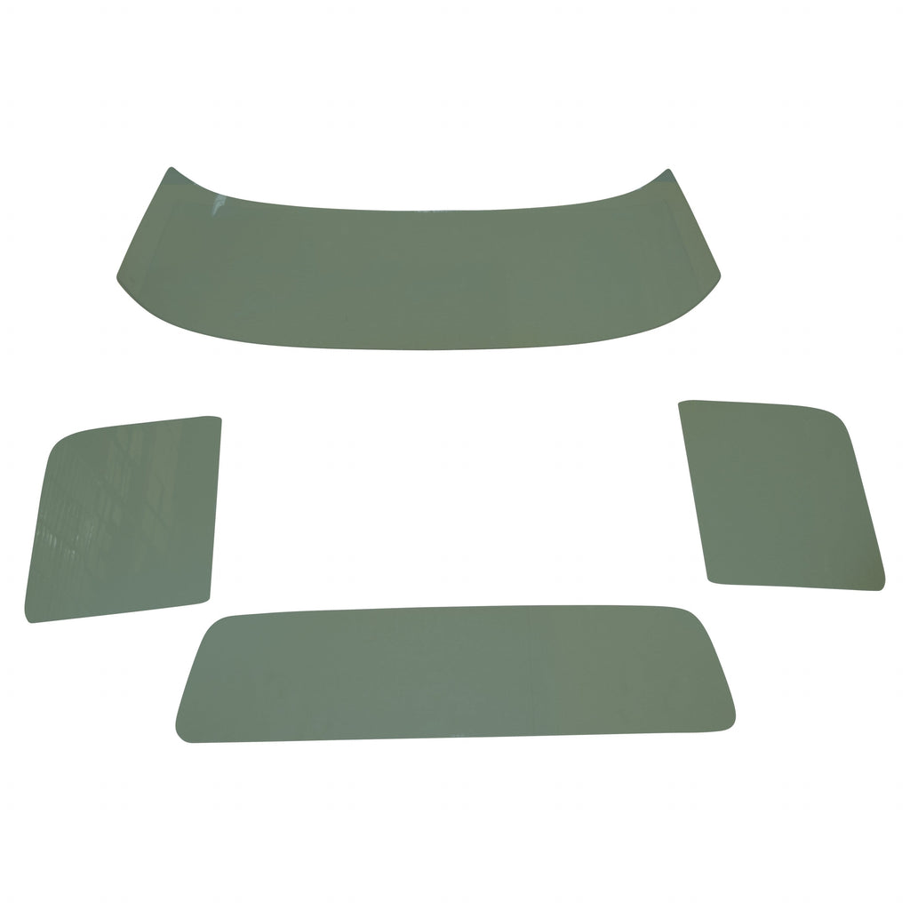 1967-1972 Ford Pickup F100 F250 Glass Kit Green Tinted W/O Band