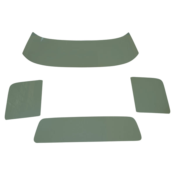 1967-1972 Ford Pickup F100 F250 Glass Kit Green Tinted W/O Band