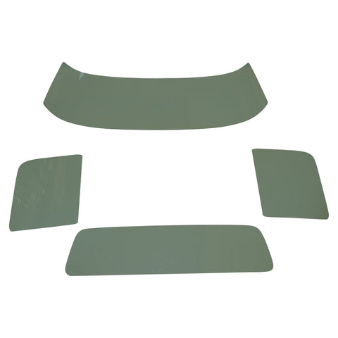 1967-1972 Ford Pickup F100 F250 Glass Kit Green Tinted W/O Band