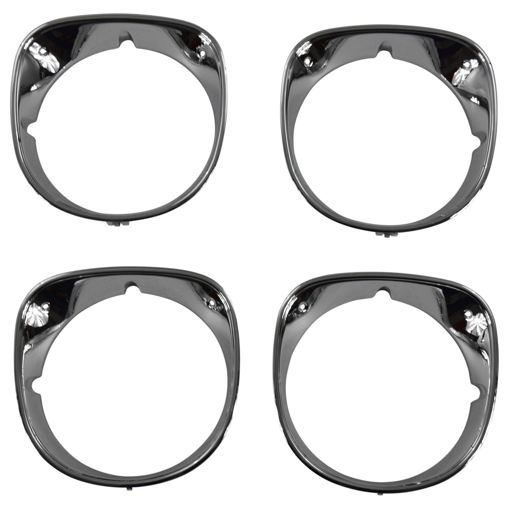 1970 Chevy Chevelle Head Light Bezel, 4 Piece Set