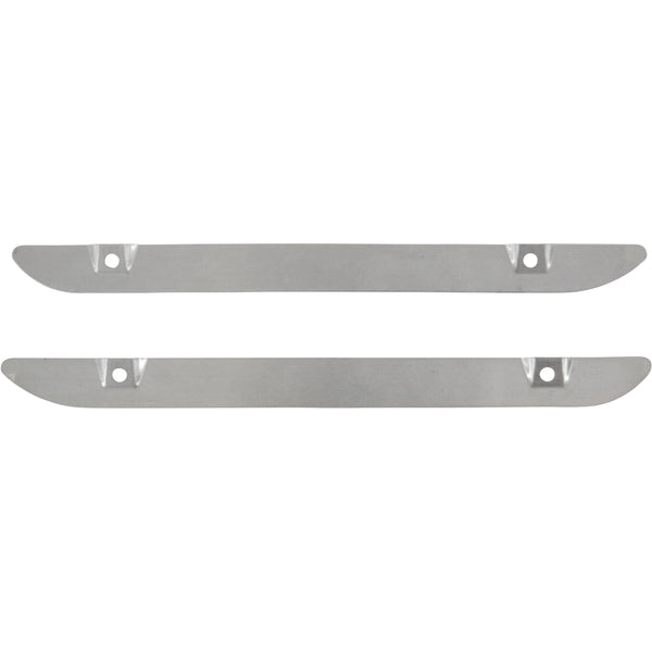 1970-1974 Dodge Challenger RT Rally Dual Scoop Hood Ornament Backing Plate Pair