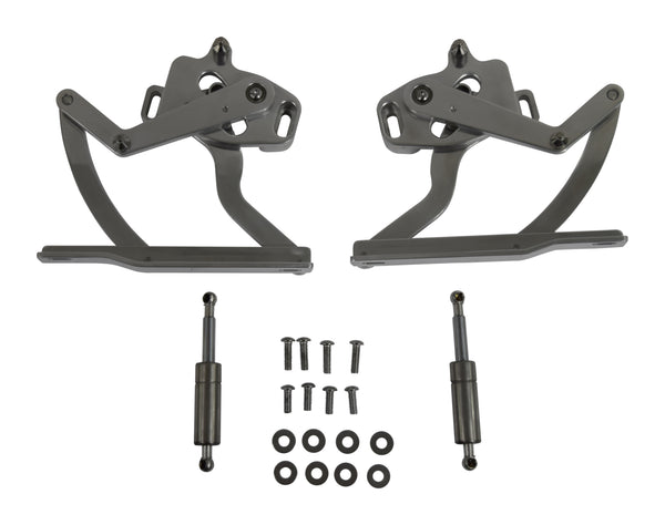 1962 Chevy Impala Hood Hinge Set (LH & RH) Billet Aluminum (POLISHED)