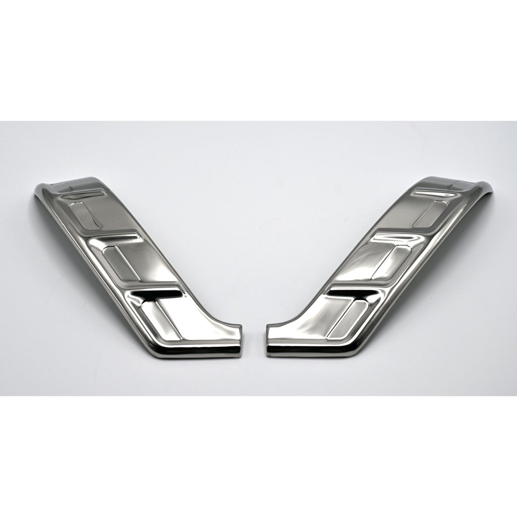 1956 CHEVY CONVERTIBLE & 2 DOOR HARDTOP UPPER PAINT DIVIDER, PAIR, WITH BLACK INSERTS