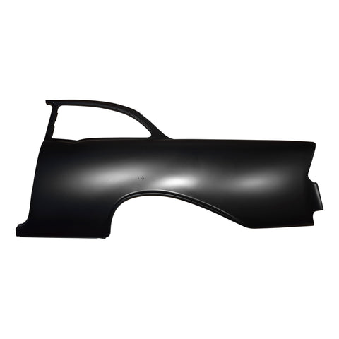 1956 Chevy 2 Door Sedan Quarter Panel w/Window Frame Skin No Trim Holes LH