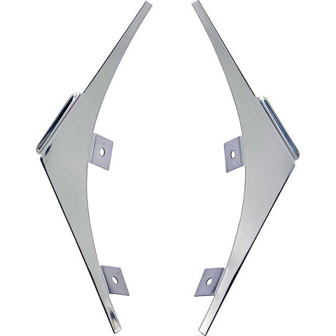 1956 Chevy Nomad 2 Tone Paint Divider (B Pillar Filler Divider) Pair Stainless