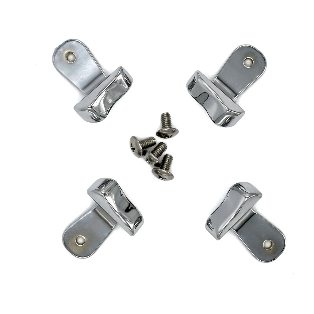 1956 Chevy BelAir 4 Door Hardtop Center Post Mouldings 4 Pcs Chrome