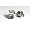 1955-1957 Chevy Nomad/Wagon Tailgate Cable Balls & Covers, Polished Stainless