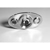 1955-1957 Chevy Nomad/Wagon Tailgate Cable Balls & Covers, Polished Stainless