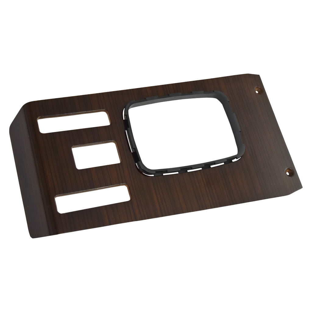 1971-1981 Mercedes-Benz C107 Shifter Wood Cover W/ Hazard, Power Window (Zebrano Wood)