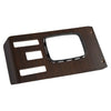 1971-1981 Mercedes-Benz C107 Shifter Wood Cover W/ Hazard, Power Window (Zebrano Wood)