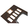 1981-1985 Mercedes-Benz R107 Shifter Wood Cover W/ Hazard, Power Window, Power Mirror, Heated Seat (Burl Wood)