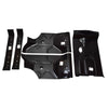 1973-1977 GM A Body Trunk Floor 8 Pcs Kit With Brackets & Gas Tank Braces