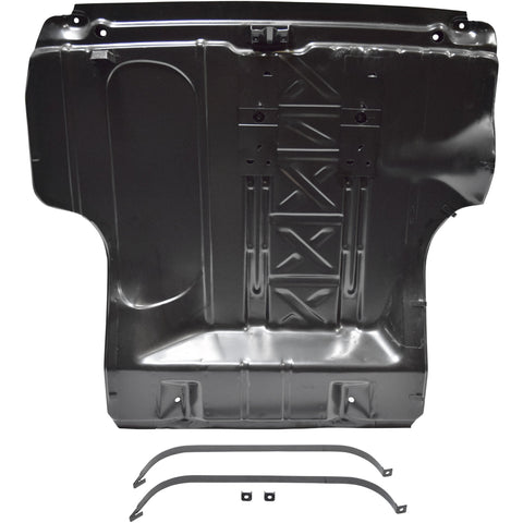 1955-1957 Chevy Hardtop/Sedan/Convertible Trunk Floor Complete Tubbed W/O Spare Tire Well