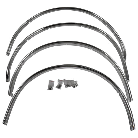 1968 Chevy Camaro Wheel Opening Molding, 4 Piece, Fits RS Models Only