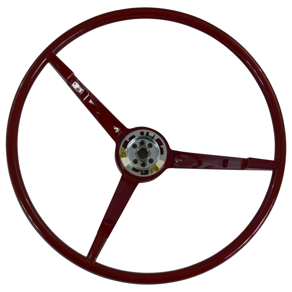 1966 Ford Mustang Steering Wheel Dark Red