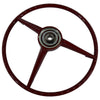 1966 Ford Mustang Steering Wheel Dark Red