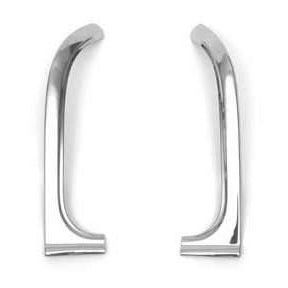 1955-1957 Chevy Convertible Outer Windshield Vertical Pillar Garnish Molding Stainless
