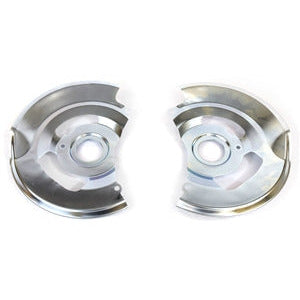 1971-1990 Chevy Impala Front Disc Brake Backing Plates (Pair) single Piston Type