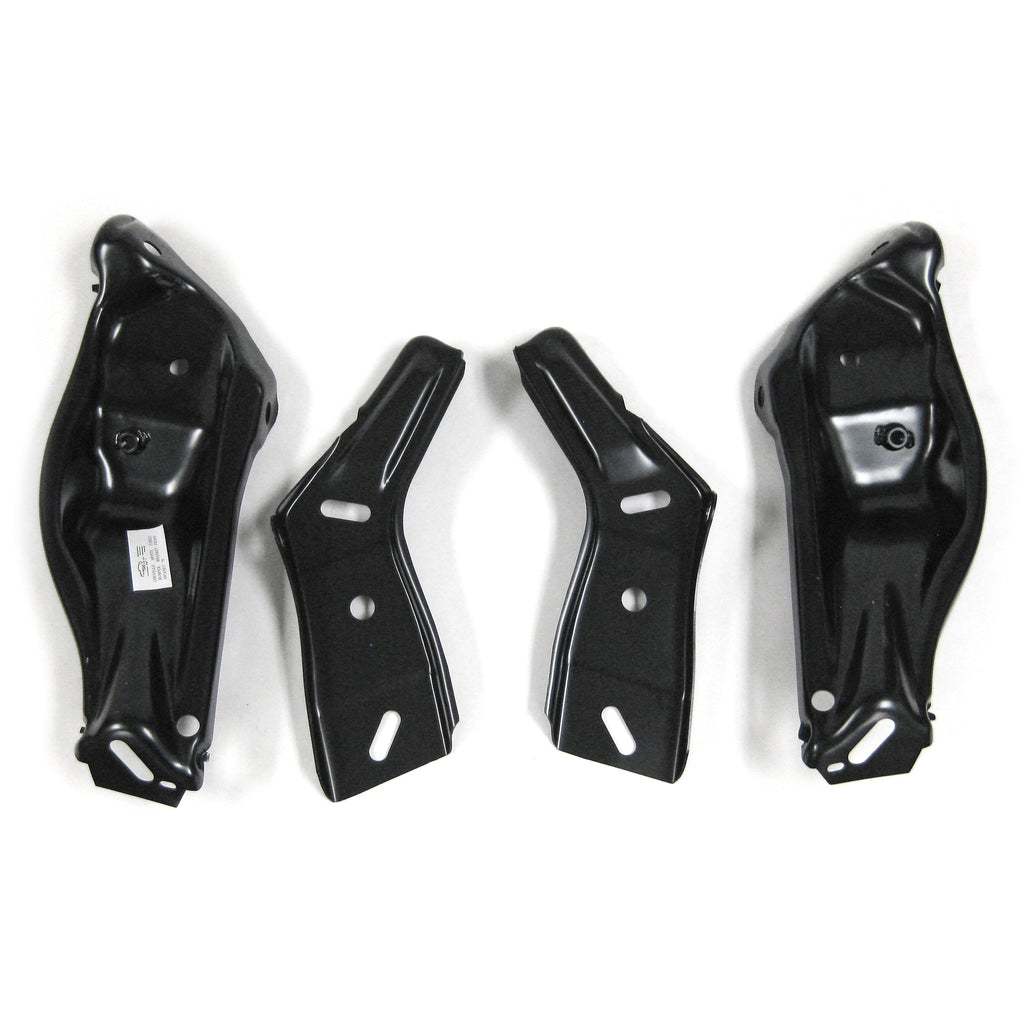 1970 Chevy Monte Carlo Bumper Bracket, Front, 4 Piece Set