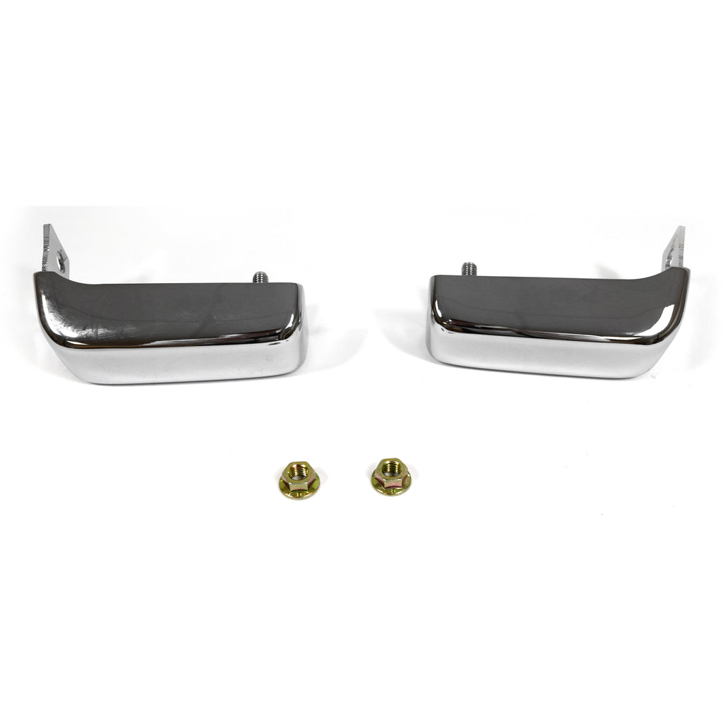 1981-1988 Oldsmobile Cutlass Rear Bumper Guards Chrome Pair