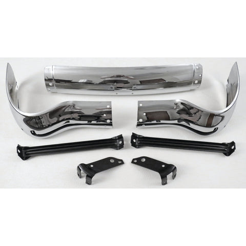 1955 Chevy Front Bumper w/ Bumper To Frame Brackets